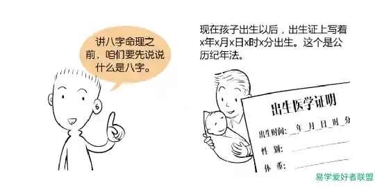 《八字命理》漫画版